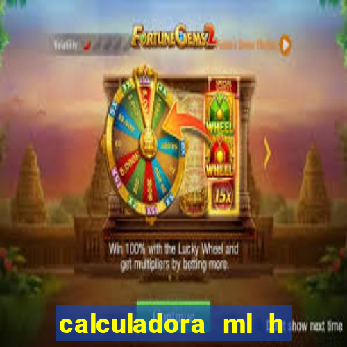 calculadora ml h para mcg kg min